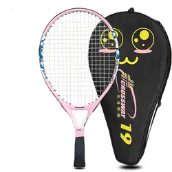 Теннисные ракетки детская Профессиональная теннисная ракетка спортивной подготовки Raquete с мешком для детей (0-4years)