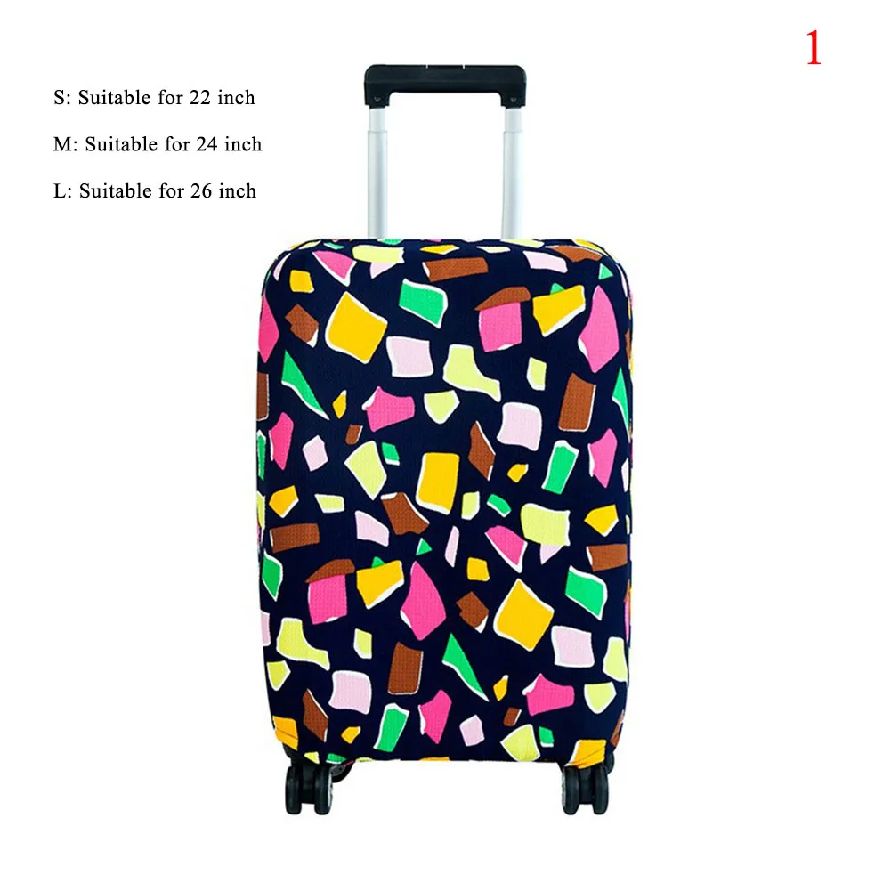 Аксессуары для путешествий, Чехол для багажа, защитный чехол для багажа, защитный чехол для тележки, чехол для багажника, для 22-26 дюймов - Цвет: 1