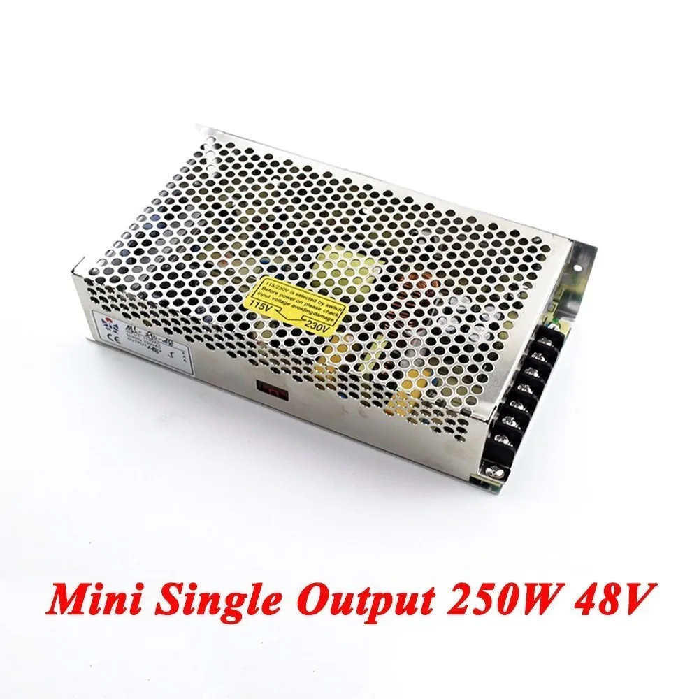 Mini type Switching Power Supply 250W 48v 5.2A,Single Output Smps Power