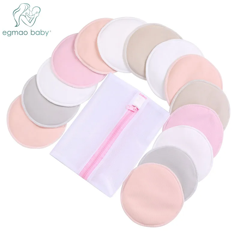 

Organic Bamboo Nursing Breast Pads Breastfeeding Nipple Pad for Maternity Reusable Nipplecovers for Breast Feeding Nursing Pads