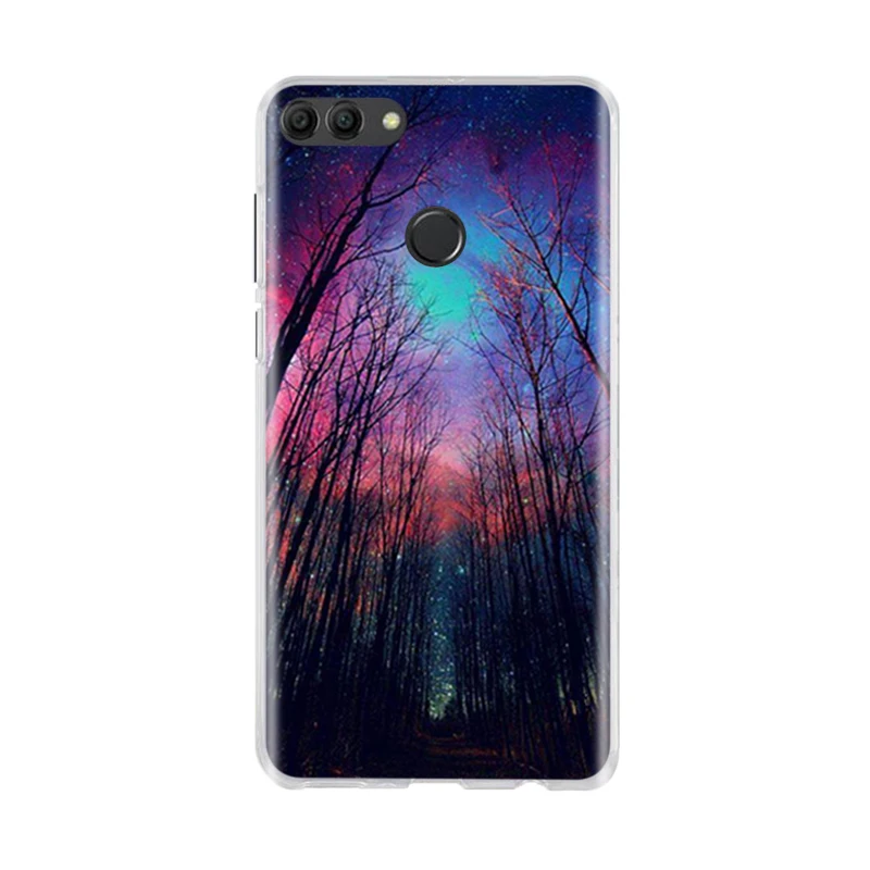 Чехол для Huawei Y9 2018 защитный силиконовый чехол с 3d изображением кота Enjoy 8 Plus Y 9