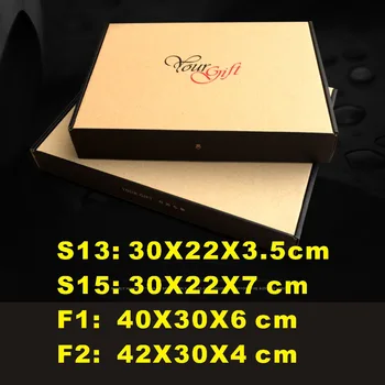

23 sizes choose, S13- F2 , your gift kraft paper box , packing clothes box, mail box for your webshop. good quanlity pack box