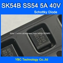 100 шт./лот SK54B SS54 SMB 5A/40 V диод Шоттки