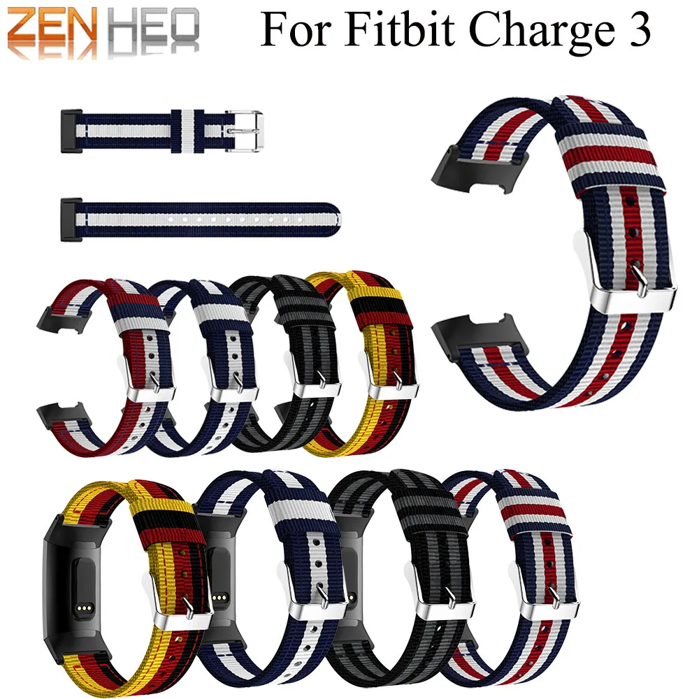 

Watch Band Replacement Woven Nylon For Fitbit Charge 3 Watch Strap Wrist Strap For Fitbit Charge 3 Wristband bracelet Wrist