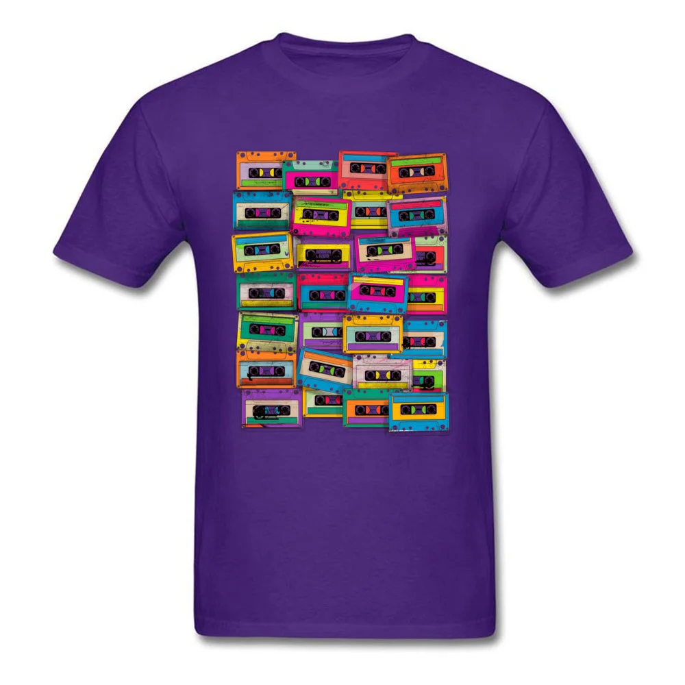 Retro Neon Music Tape Cassette_purple