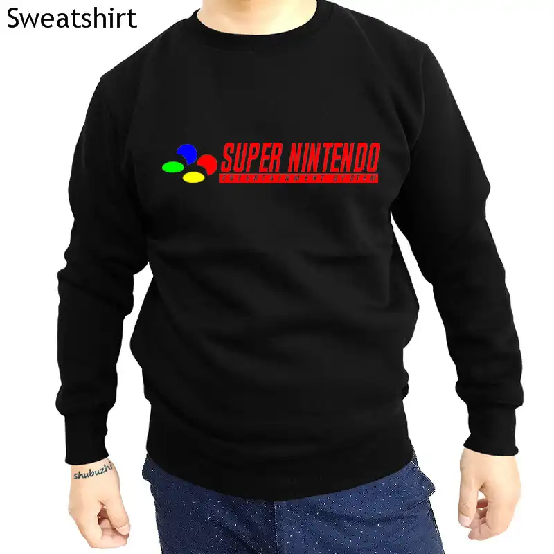 nintendo logo sweatshirt