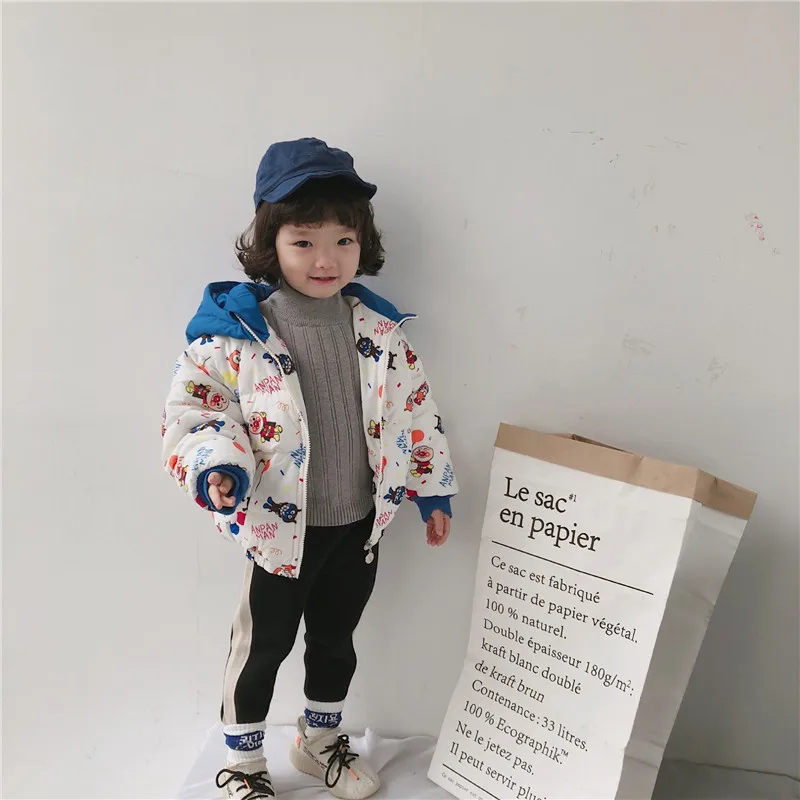 Celveroso Girls boys winter jackets fashion cartoon Clothing coat baby girl warm casual Outerwear Sesame Street Kids jackets