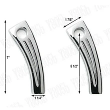 Хромированный " 25 мм руль 5,5" стояки для Yamaha Vstar 400 650 1100 1300 Virago Xv 250 535 750 1100 Road Star Custom Chopper