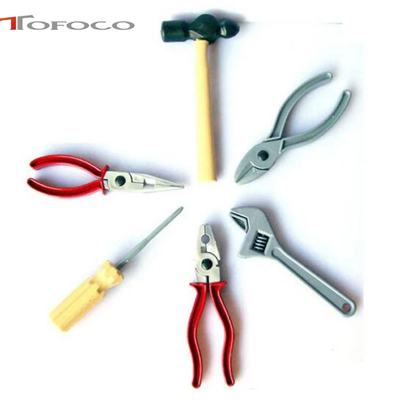 6pcs In 1 Set Children Kids Boy Building Tool Kits DIY Construction Toy