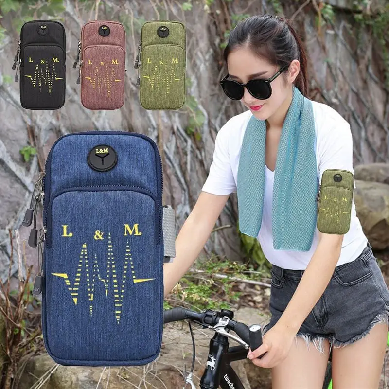 

Sport Armband Case Fitness Running Bag Pouch Jogging Workout Cover For Mobile Phone ArmBag Wrist Package for Iphone 8 and 8plus