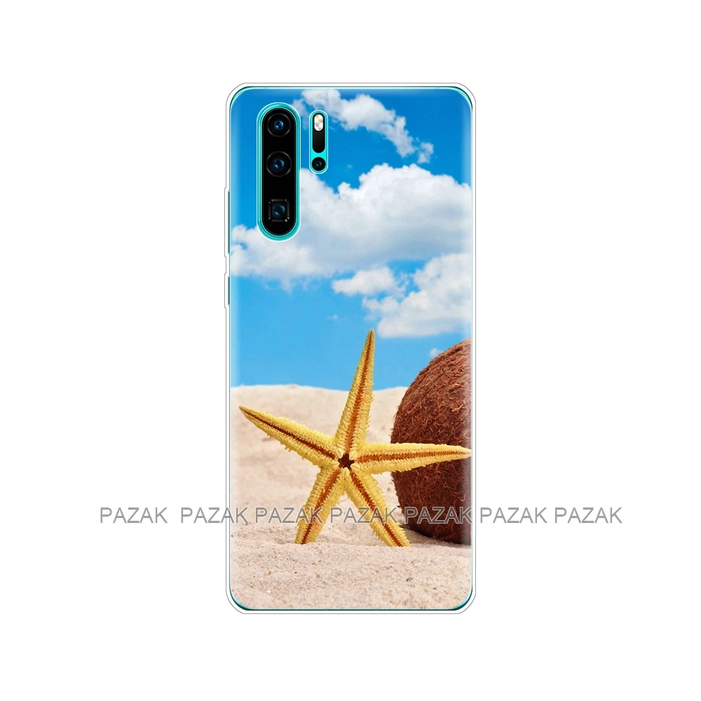 Чехол-Бампер для Huawei P30 Pro, мягкий силиконовый чехол для телефона из ТПУ, задняя крышка для Huawei P30 Pro VOG-L29 ELE-L29 P 30 Lite, чехол с принтом - Цвет: 61386