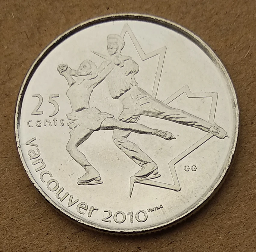 

23mm 25 Cents Coin North America Elizabeth II