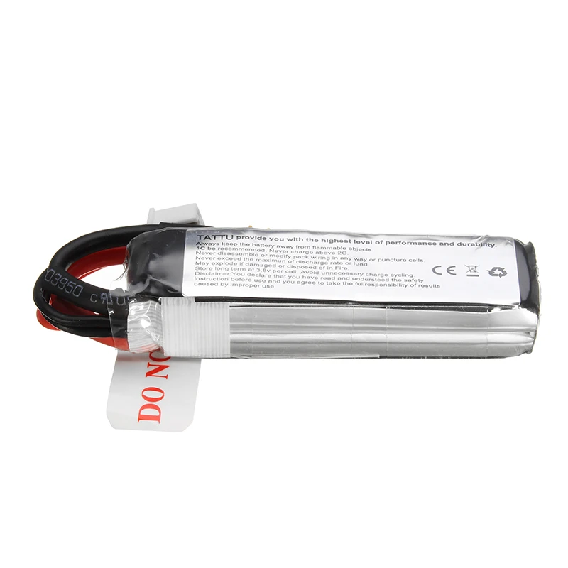 TATTU 7,4 V 450 mAh 75C 3.33Wh 2 S XT60 Plug Липо Батарея для RC гоночный Drone Quadcopter Вертолет Замена аксессуары