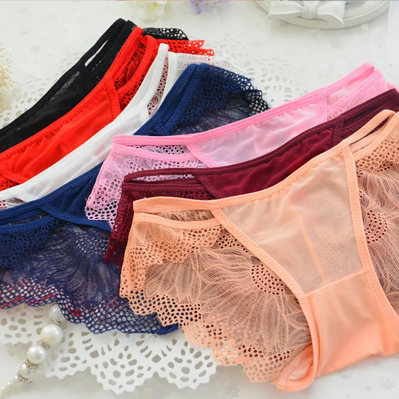 3 шт./лот прозрачные трусики для девочек нижнее белье подростков|panties girls|kids