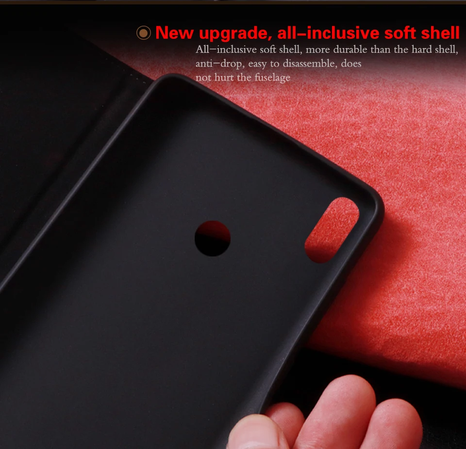 Роскошный кожаный чехол-книжка RYKKZ для Xiaomi Max 3, чехол-подставка для мобильного телефона Xiaomi Max 2 Max 3, кожаный чехол для телефона Max 3