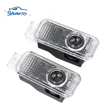 2Pcs LED Car Door Lamp Welcome Logo Projector Light For AUDI A3 A4 B5 B6 B7 A5 C5 A6 C6 C7 A7 A8 Q3 Q5 Q7 80 90 100 V8 8V 8L 8P