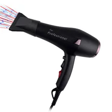 Powerful Professional Salon Hair Dryer Negative Ion Blow Dryer Electric Hairdryer Hot/Cold Wind With Air Collecting Nozzle professional strong power 3000w hair dryer for hairdressing barber salon tool blow dryer low noise hairdryer hot cold air adjust