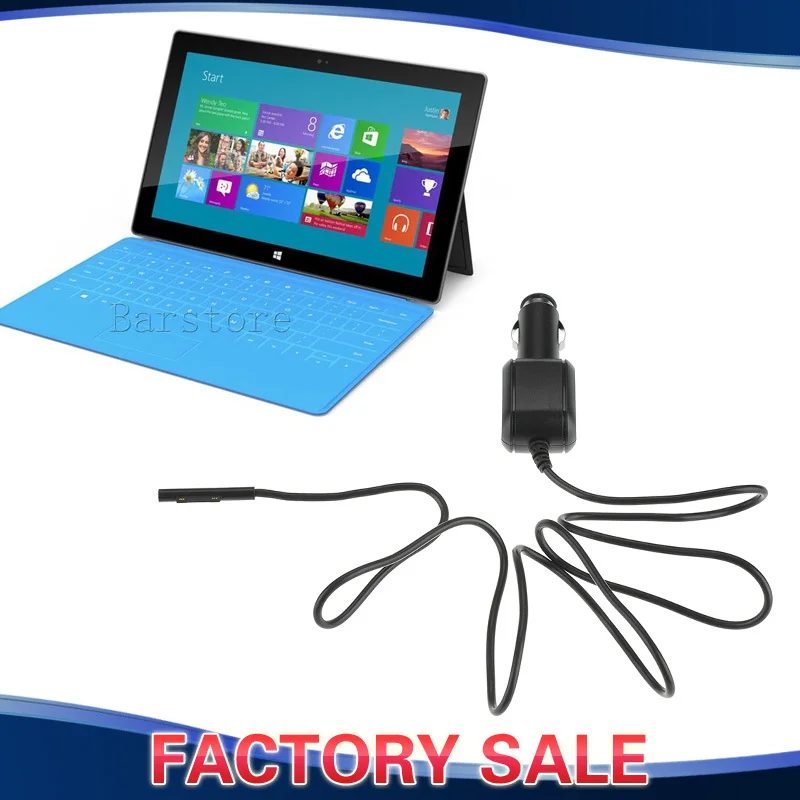 Car Charging Adapter for Microsoft Surface Pro 3 Power Supply Charger