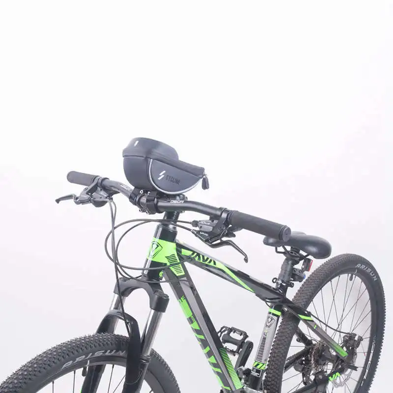 Mtb Bike Bag 6 inch Touchscreen Bicycle Frame Saddle Bag Cycling Top Waterproof Tube Bag Phone Case Bike Accessories