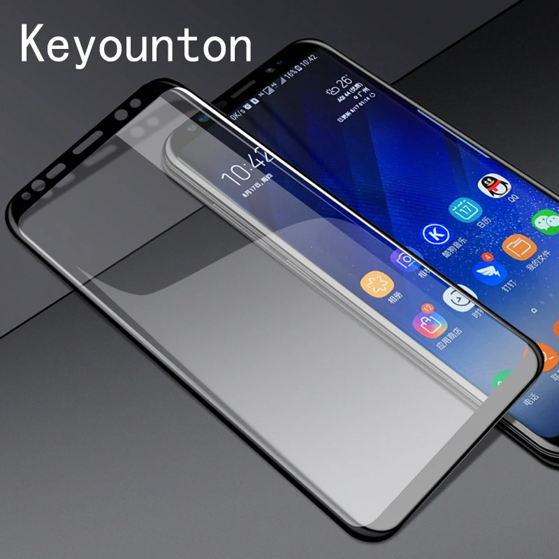 S8 Экран протектор Закаленное Стекло для samsung Galaxy Plus с уровнем твердости 9 H 3D