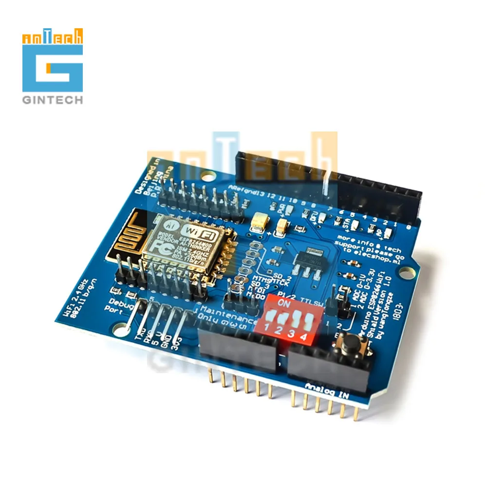 ESP8266 ESP-12E UART Wi-Fi беспроводной щит макетная плата модуль для Arduino UNO R3 Mega 3 В