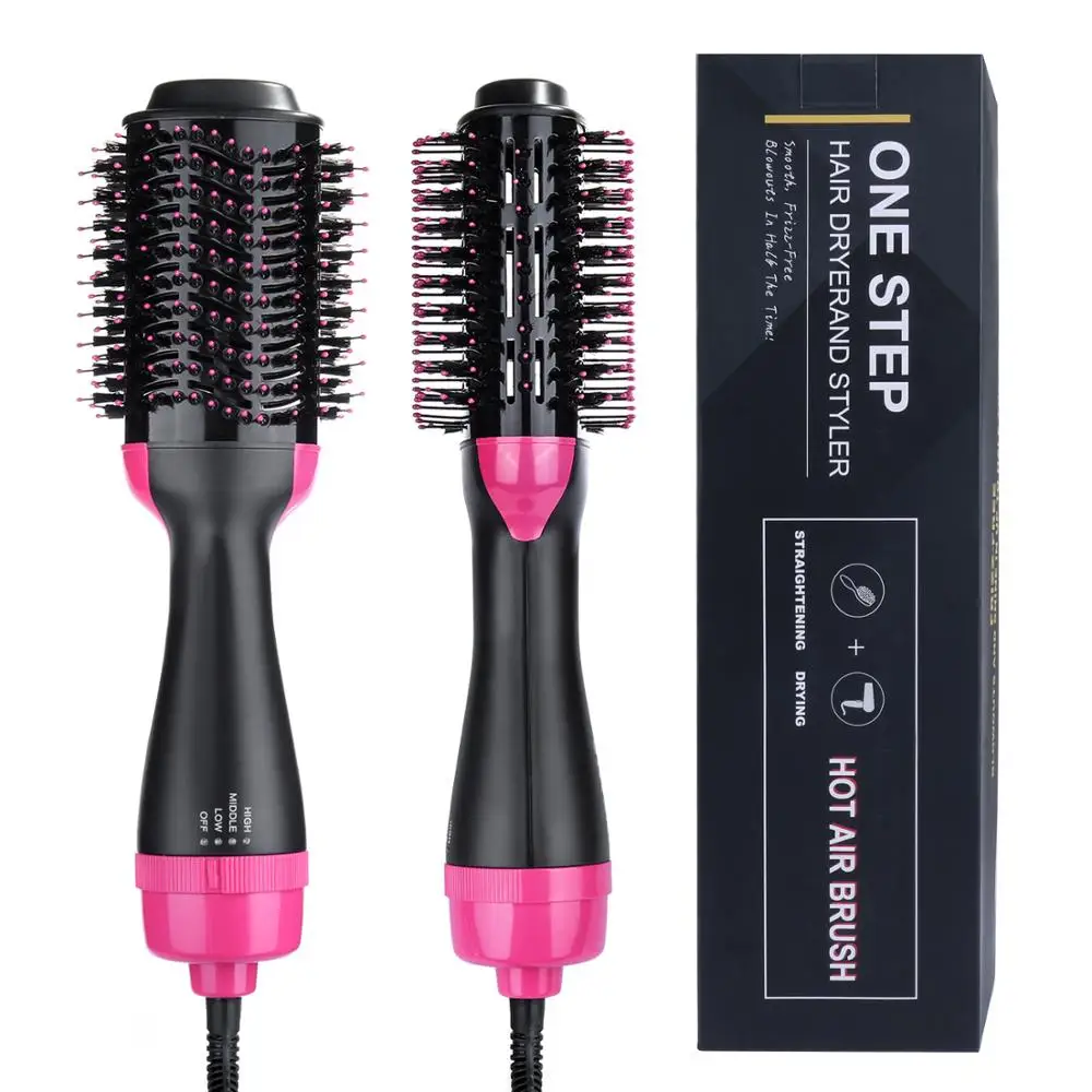 

One Step Hair Dryer and Volumizer - Salon Multi-function Hair Dryer & Volumizing Styler Comb,Hot Air Paddle Styling Brush