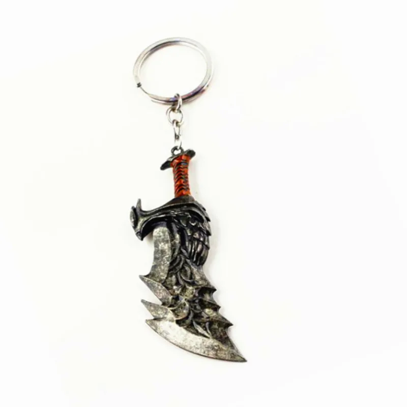 Rongji jewelry God of War 4 Kratos брелок в виде меча Pure ручная сборка подвеска ювелирные