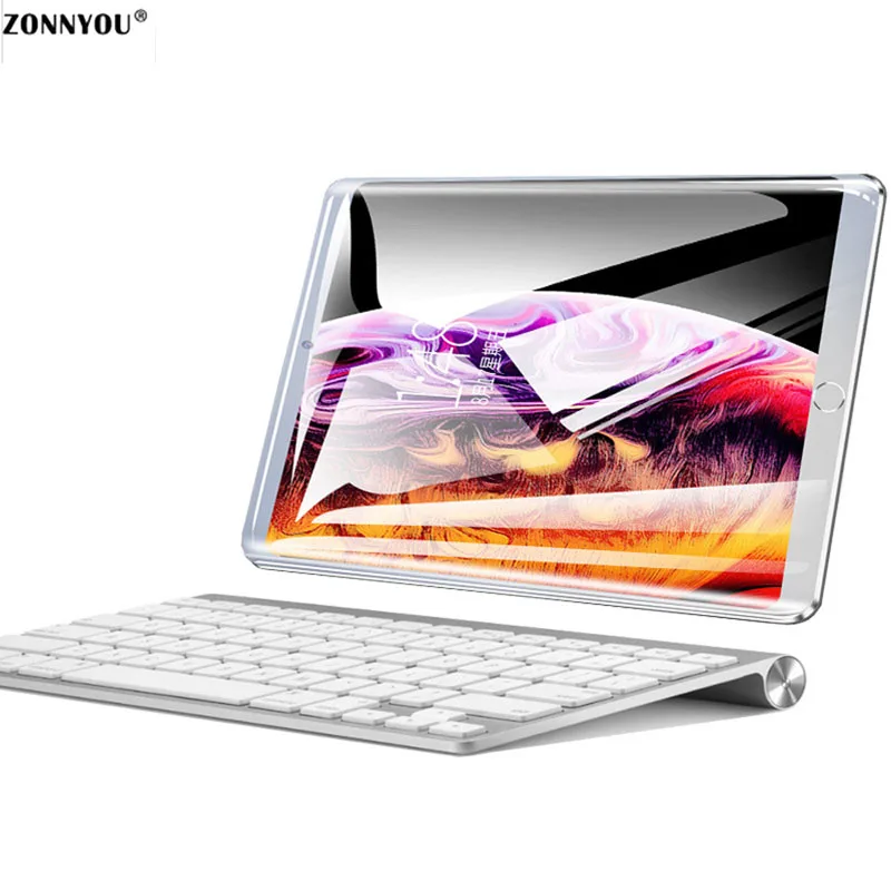 Günstig Neue System 10,1 zoll Tablet PC 3G 4G Anruf Android 8.0 Wi Fi Bluetooth 6 GB 128 GB Octa Core Dual SIM Unterstützung Tablet + tastatur