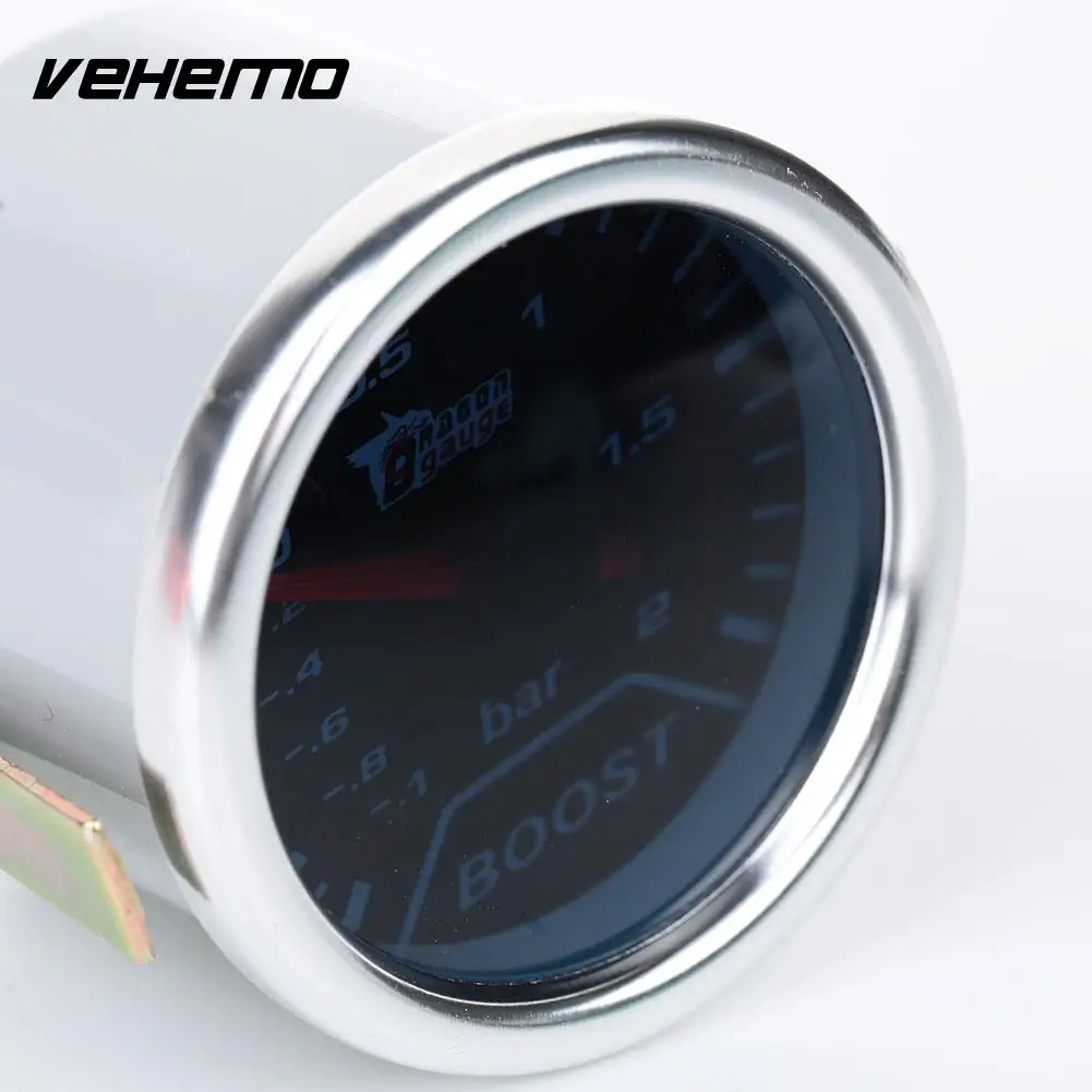 Vehemo автомобили Мотометр модифицированный инструмент манометр Boost Gauge Универсальный SUV