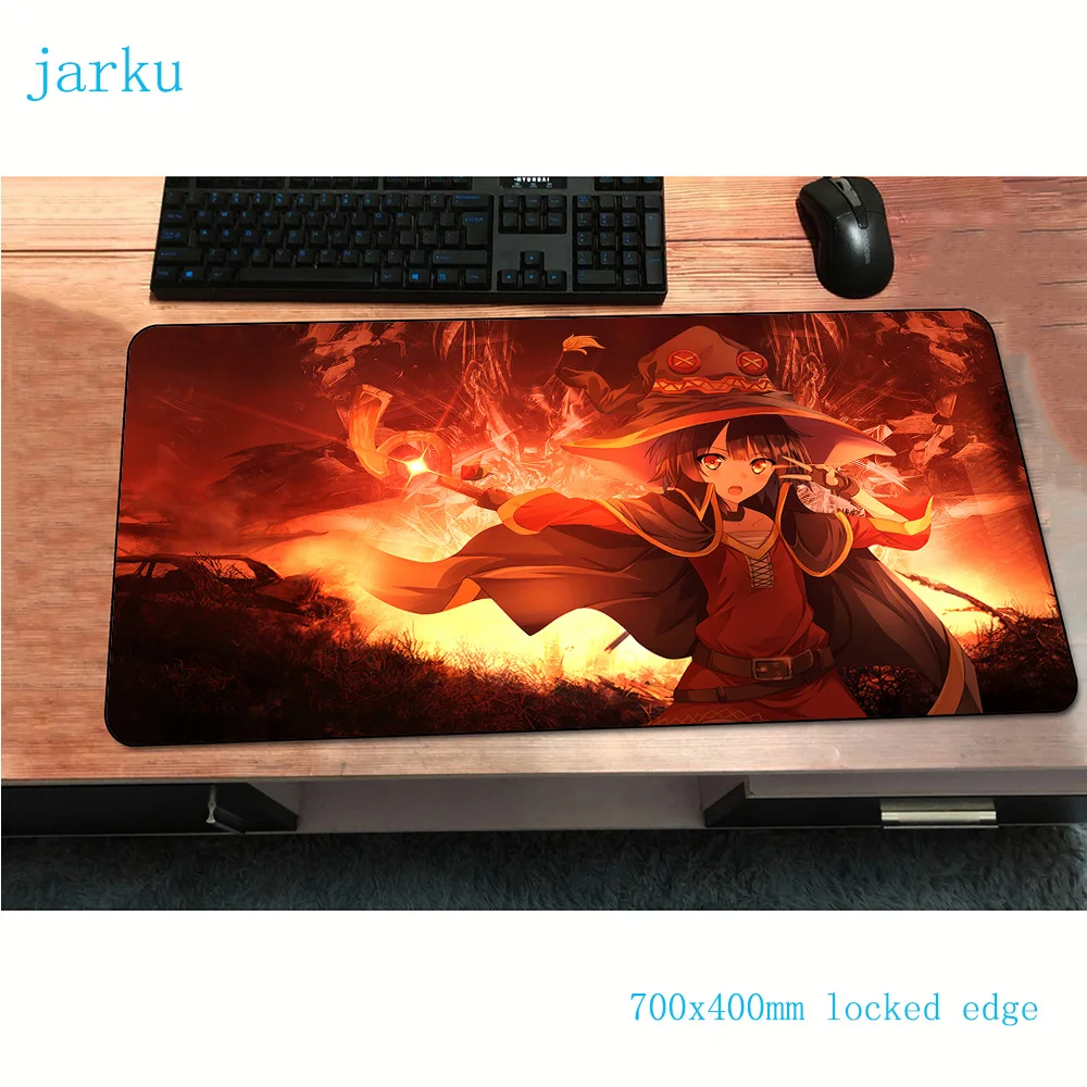 Megumin коврик для мыши 700x400x3 мм Инди поп компьютерный геймер геймпад пк эстетика