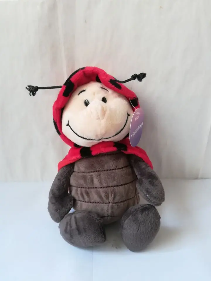 Милая мультяшная плюшевая игрушка Божья коровка около 25 см Мягкая кукла детская