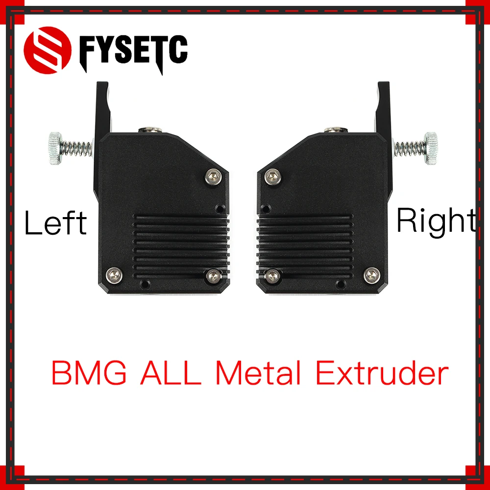 Baratos Extrusora BMG de Metal clonada izquierda derecha extrusora de Doble accionamiento Btech Bowden extrusora para wanguo D9 Creality CR10 Ender 3 Anet E10