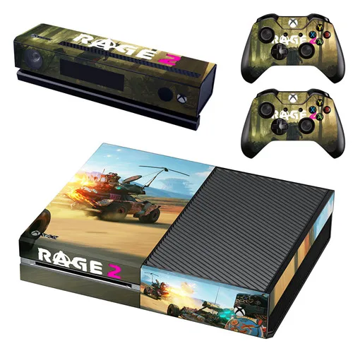 Игра Rage 2 наклейка на кожу для Microsoft Xbox One консоли и 2 контроллера для Xbox One Skins стикер s винил - Цвет: GSTM1954