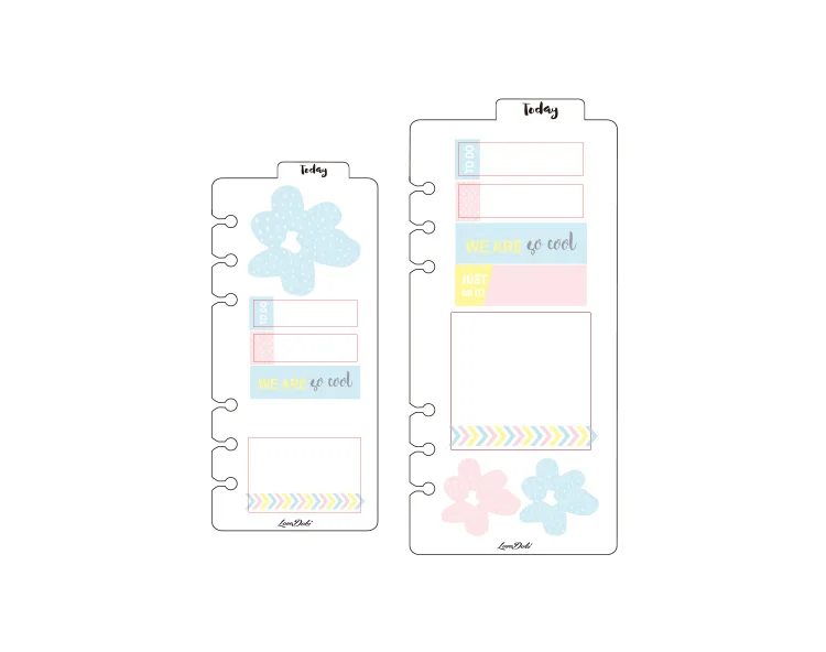 Lovedoki 2019 Весна memo pad Sticky Notes Kawaii Стикеры для Dokibook тетрадь спираль s планировщик