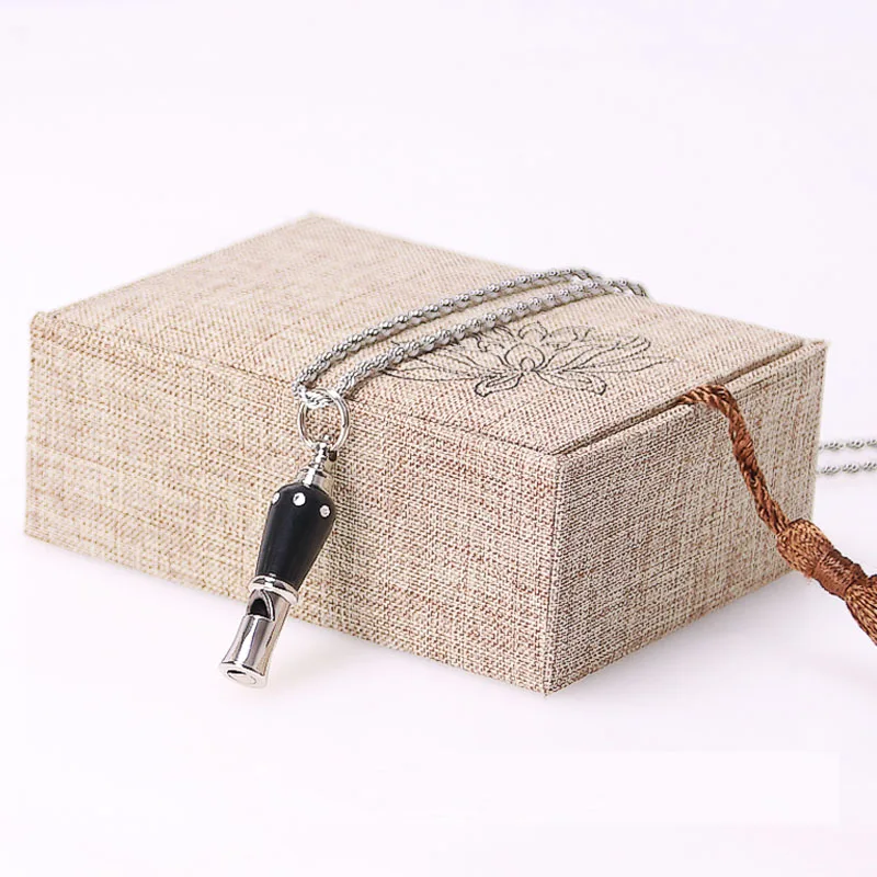 Нержавеющая сталь мини размер аварийный свисток выживания для мальчика и