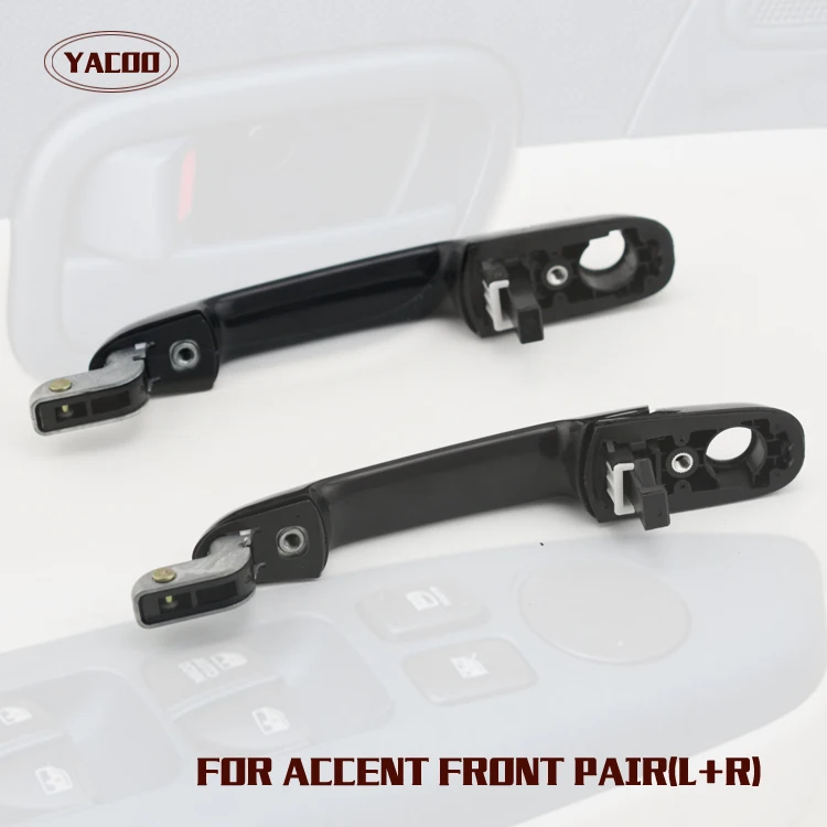 1 пара ручек для входной двери HYUNDAI ACCENT 2007 2011 2008 2009 2010 2011|door handle|outside door handleaccent handle |