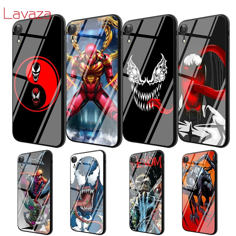 Высококачественный чехол Lavaza T66 из ТПУ с Веном закаленного стекла для iPhone 6 S 7 8 Plus 5