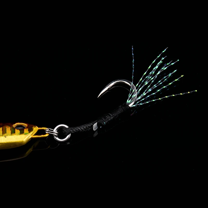 ALLBLUE DRAGER тонкая металлическая литая джиг ложка 20 г 30 Shore Drag Cast джигггинг свинцовая