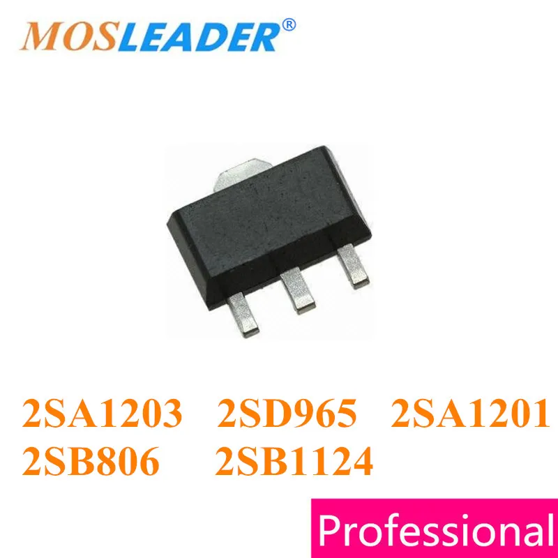 Mosleader 1000 шт. SOT89 2SA1203 2SD965 2SA1201 2SB806 2SB1124 A1203 D965 A1201 B806 B1124 высокое качество | Электроника