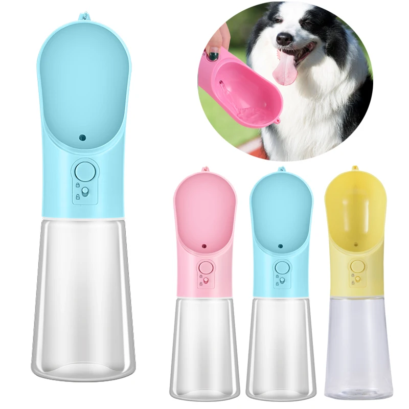 

New Arrival Dog Water Feeder 400ml Cat Dog Travelling Drink Bottle Pet Water Feeder Dispenser Pet Product