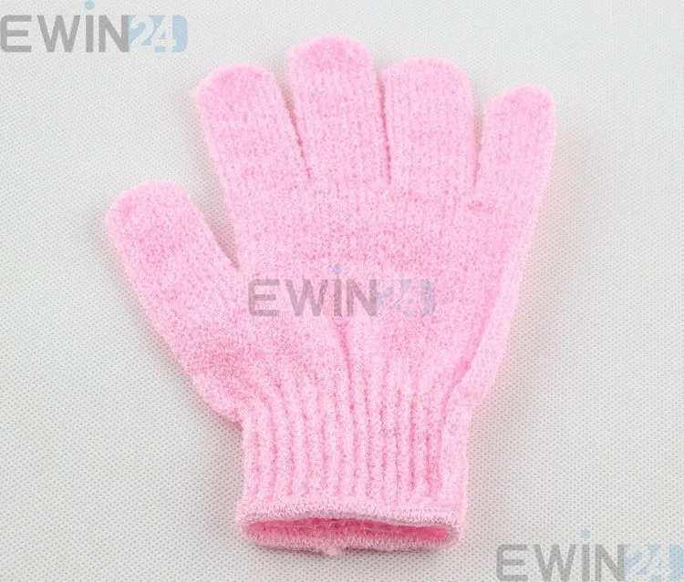 Exfoliating Glove Skin Body Bath Shower Loofah Sponge Mitt Scrub Massage Spa (6)
