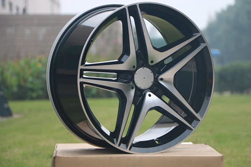 4 Новые 19x8,5/19x9,5 Straggered диски колеса для MERCEDES BENZ Черный AMG+ 35 мм W828