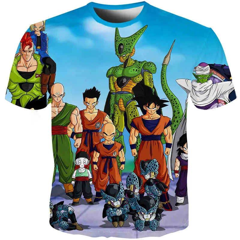 YOUTHUP Летние футболки мужские с принтом аниме Dragon Ball 3D футболка Oogway Tees Master Roshi Мужская футболка уличная одежда размера плюс