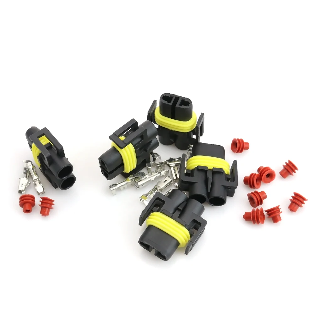 5x H8 H9 H11 H27 880 881 женский фоторазъем с контактами #1642*5|h8 h9 h11|h11 bulb connectorh9 connector |