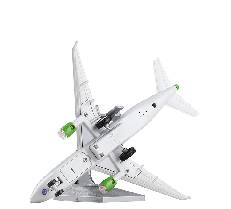 Литой металлический самолет модель игрушки " Boeing 777 Вытяните назад Реплика w/звук и светильник Модель самолета для детей игрушки