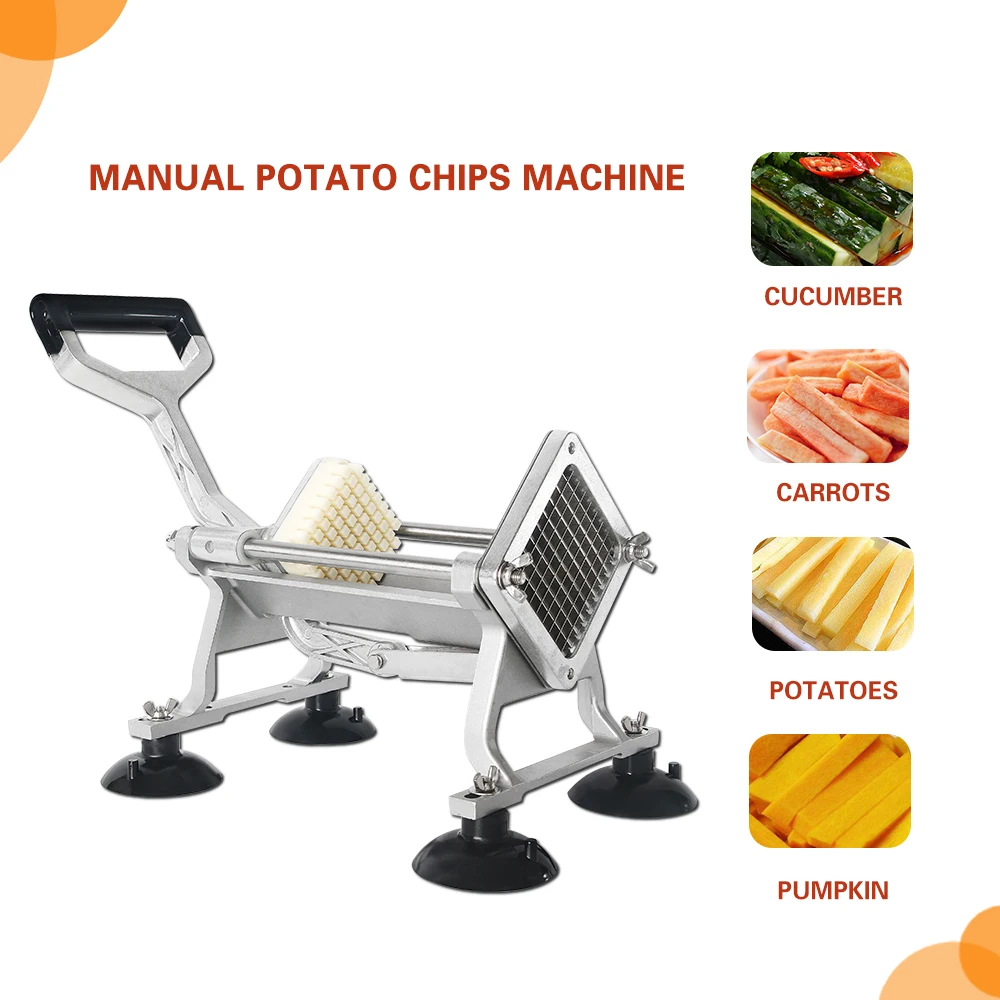  Commercial Multi Functional Potato Slicer Maker Manual French Fry Chip Cutter Kitchen Vegetable Pre - 32972778197