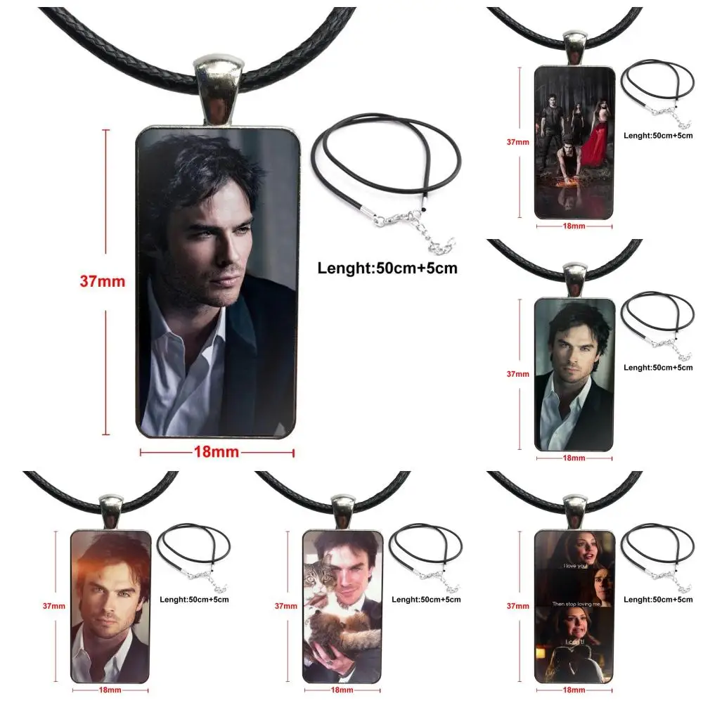 

Vampire Diaries For Women Glass Pendant Galaxy Pendant Necklace Women Steel Plated Necklaces Jewelry