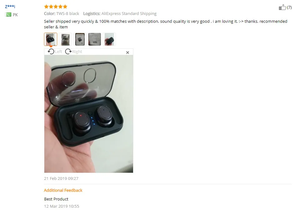 Waterproof Earphones with Charging Box for Smart Phone