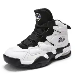 Дышащая мужская спортивная обувь мужская обувь для взрослых белый черный серый высокое качество Удобная Нескользящая баскетбольная