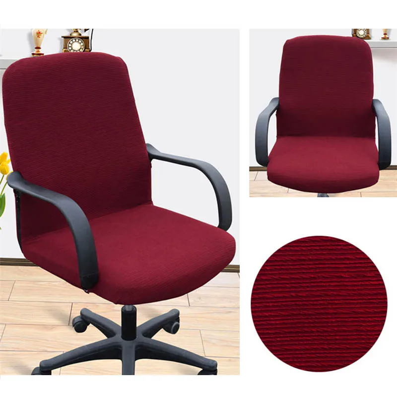 1 шт. эластичный жаккардовый чехол для офисного стула без подлокотника|chair case|chair